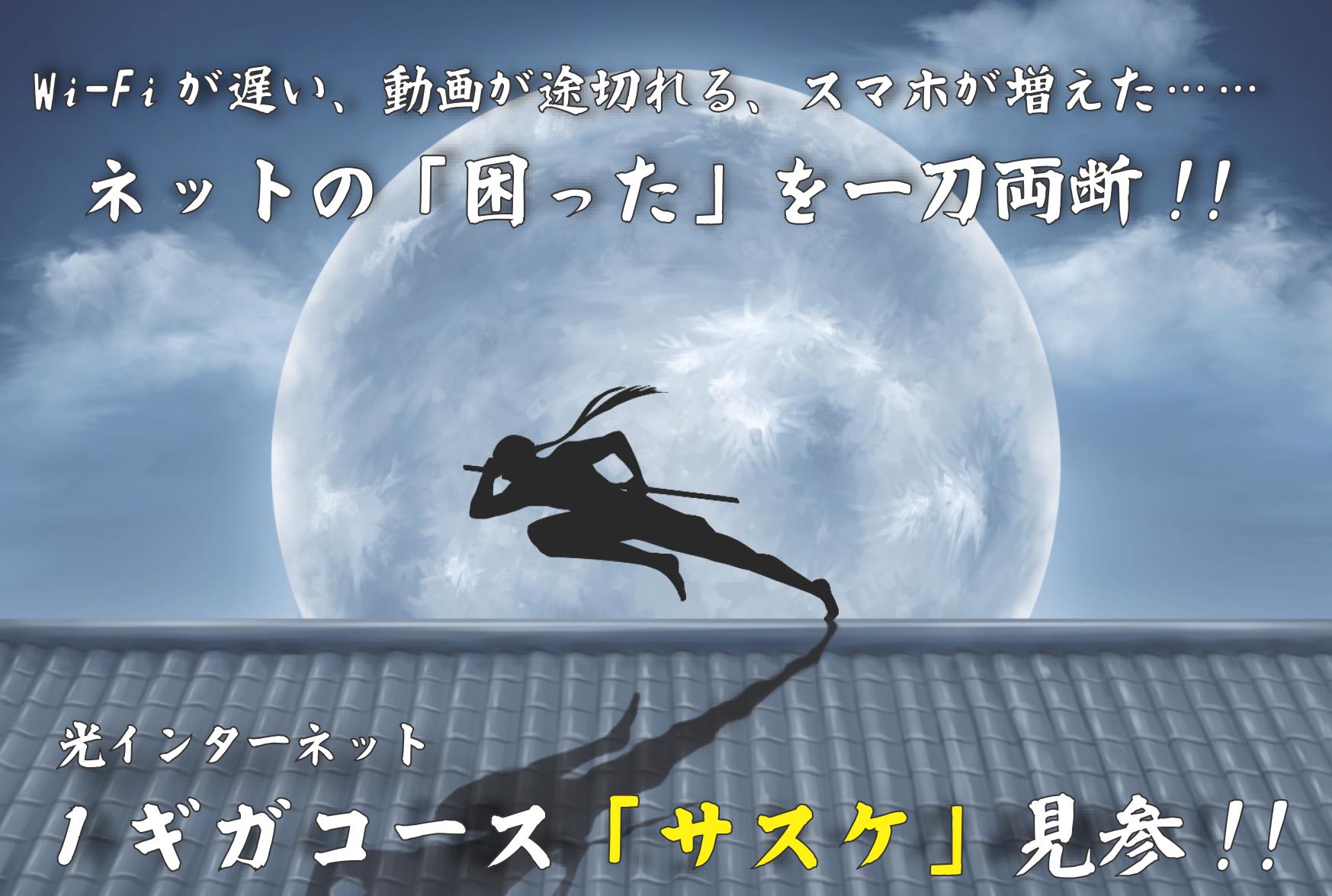 1ギガコース「サスケ」